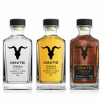 Ignite Ultimate Tequila Trio // Blanco, Reposado, and Añejo + Glacier Ice Rocks