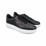 Men's Strada Sneakers // Black + White (Euro: 43)