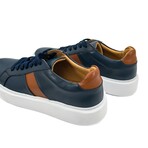 Men's Fazer Sneakers // Navy Blue + Orange + White (Euro: 42)