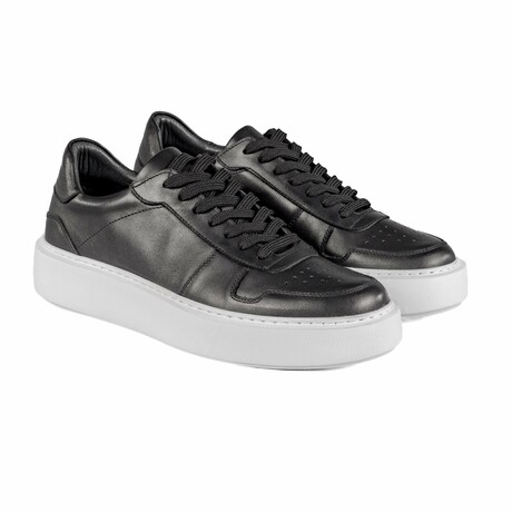 Men's Rush Sneakers // Black + White (Euro: 40)