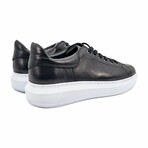 Men's Strada Sneakers // Black + White (Euro: 42)