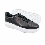 Men's Strada Sneakers // Black + White (Euro: 45)