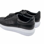 Men's Strada Sneakers // Black + White (Euro: 45)