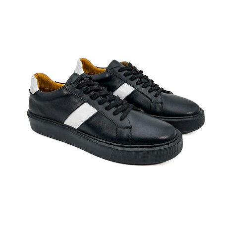 Men's Fazer Sneakers // Black + White (Euro: 40)