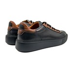 Men's Burgman Sneakers // Black + Orange (Euro: 43)