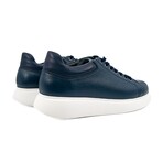 Men's Twin Sneakers // Navy Blue + White (Euro: 40)