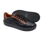 Men's Burgman Sneakers // Black + Orange (Euro: 44)