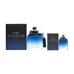 Men's Fragrance // Duo Coach Blue for Men 1.4 oz EDT/ .15 oz Mini
