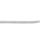 14K White Gold Lab-Grown Diamond Tennis Bracelet // 7" // New