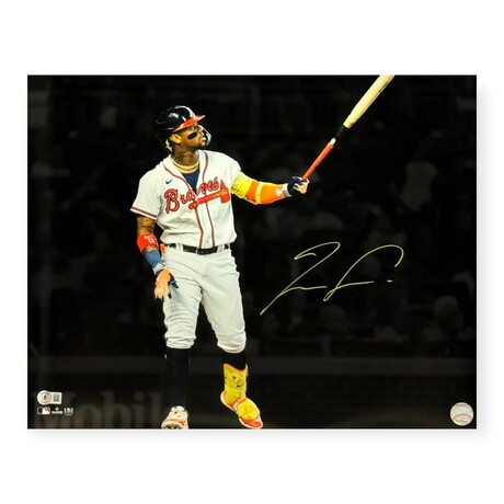 Ronald Acuna Jr. // Atlanta Braves // Autographed Photograph Ver.2