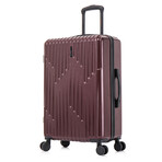 InUSA Drip Lightweight Hardside Spinner Luggage 24" (Black)