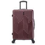 InUSA Drip Lightweight Hardside Spinner Luggage 24" (Black)