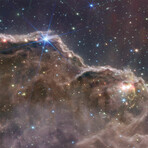 James Webb Space Telescope - Cosmic Cliffs, Glittering Landscape of Star Birth (20"L x 16"W)