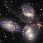 James Webb Space Telescope - Stephan's Quintet (7.2"L x 9.2"W)