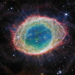 James Webb Space Telescope - Ring Nebula (7.2"L x 9.2"W)