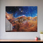 James Webb Space Telescope - “Cosmic Cliffs” in the Carina Nebula - Wall Art (20"L x 16"W)