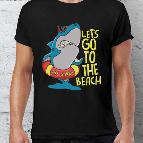 Surf Shark T-Shirt // Black (S)
