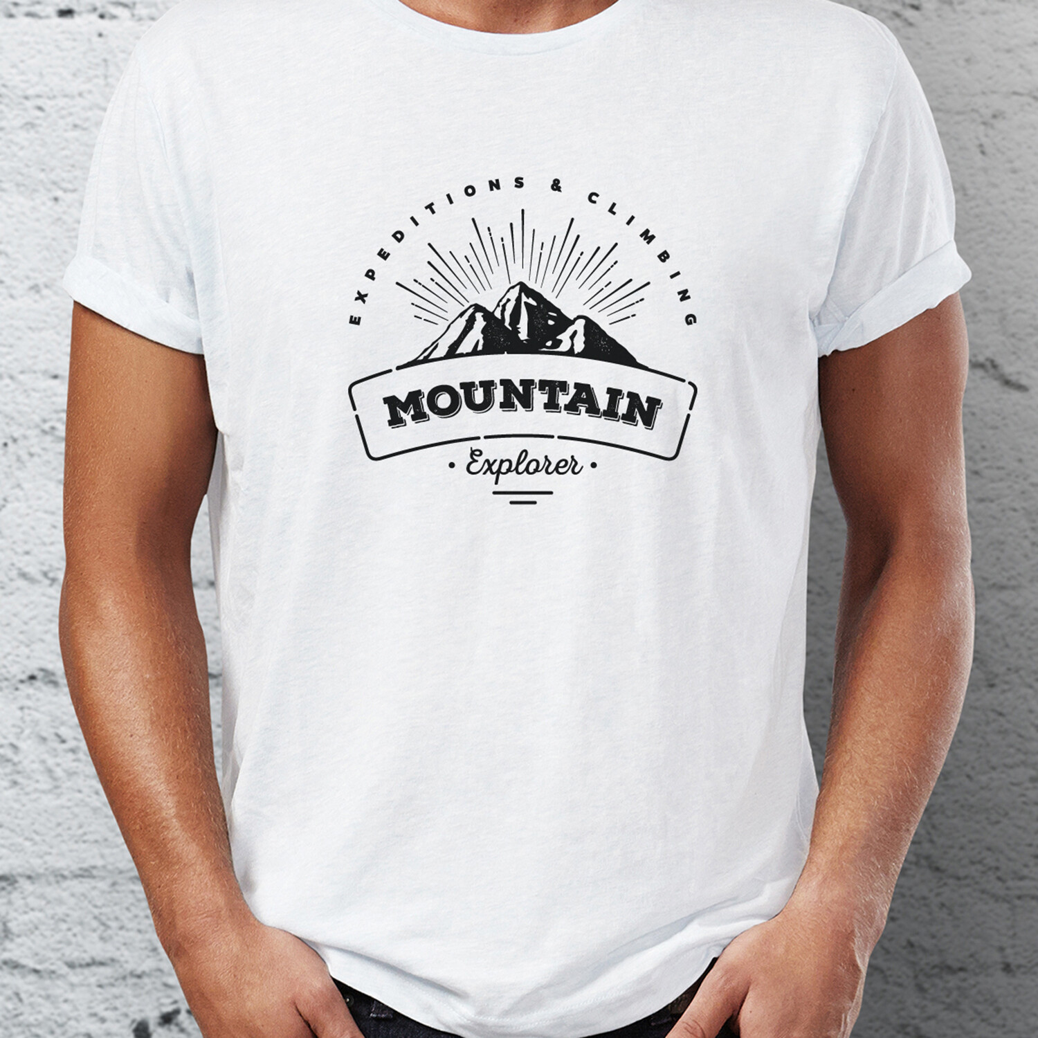 Mountain Explorer T-Shirt // White (XL) - Lord Graphic Tees - Touch of ...