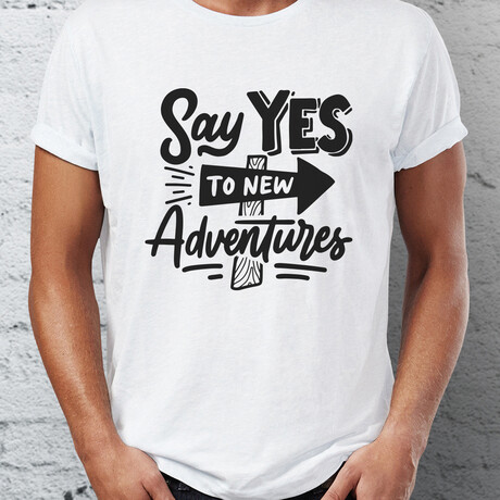 New Adventures T-Shirt // White (S)