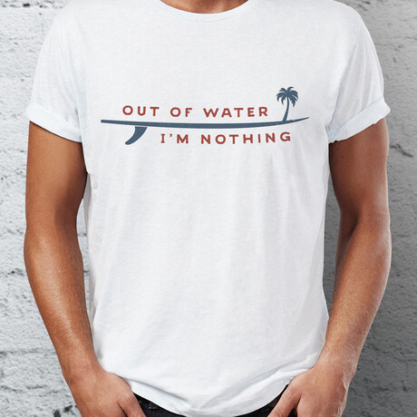 Out Of The Water T-Shirt // White (S)
