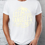 Los Angeles Surf T-Shirt // White (L)