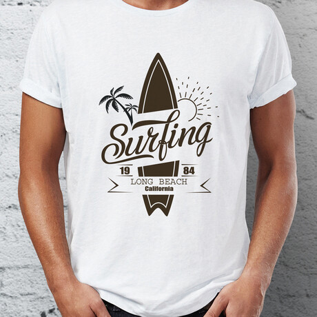 Surfing 1984 T-Shirt // White (S)
