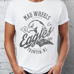 Mad Wheels Eagles T-Shirt // White (XL)