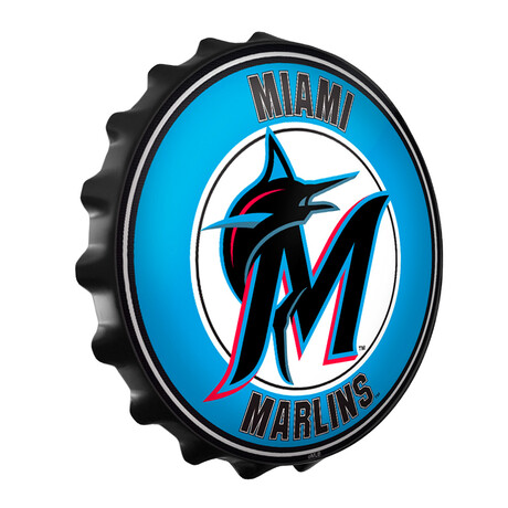 Miami Marlins: Bottle Cap Wall Sign