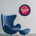 Minnesota Twins: Bottle Cap Wall Sign