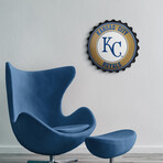 Kansas City Royals: Bottle Cap Wall Sign