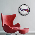 Atlanta Braves: Bottle Cap Wall Sign