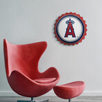 Los Angeles Angels: Bottle Cap Wall Sign