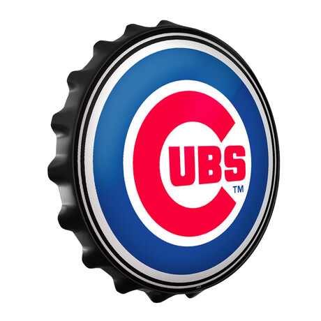 Chicago Cubs: Bottle Cap Wall Sign