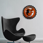 Baltimore Orioles: Bottle Cap Wall Sign
