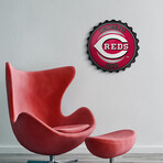 Cincinnati Reds: Bottle Cap Wall Sign