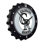 Colorado Rockies: Baseball - Bottle Cap Wall Clock