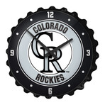 Colorado Rockies: Baseball - Bottle Cap Wall Clock