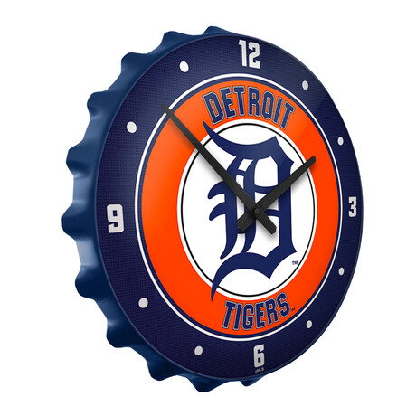 Detroit Tigers: Baseball - Bottle Cap Wall Clock