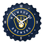 Milwaukee Brewers: Bottle Cap Wall Clock
