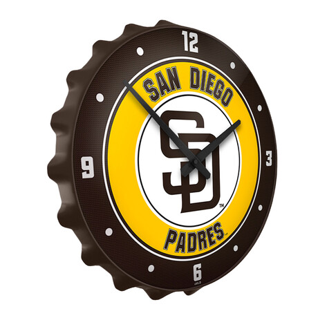 San Diego Padres: Bottle Cap Wall Clock