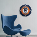 Detroit Tigers: Baseball - Bottle Cap Wall Clock