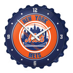 New York Mets: Bottle Cap Wall Clock