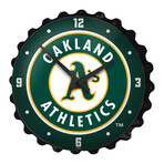 Oakland Athletics: Bottle Cap Wall Clock