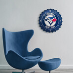 Toronto Blue Jays: Bottle Cap Wall Clock