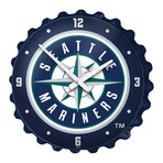 Seattle Mariners: Bottle Cap Wall Clock
