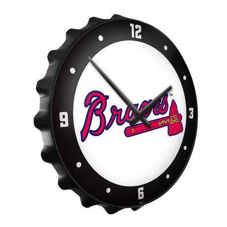 Atlanta Braves: Bottle Cap Wall Clock