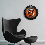 Baltimore Orioles: Bottle Cap Wall Clock