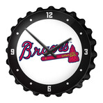 Atlanta Braves: Bottle Cap Wall Clock