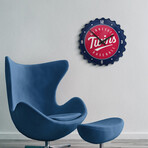 Minnesota Twins: Bottle Cap Wall Clock