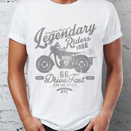 Legendary Rides T-Shirt // White (S)